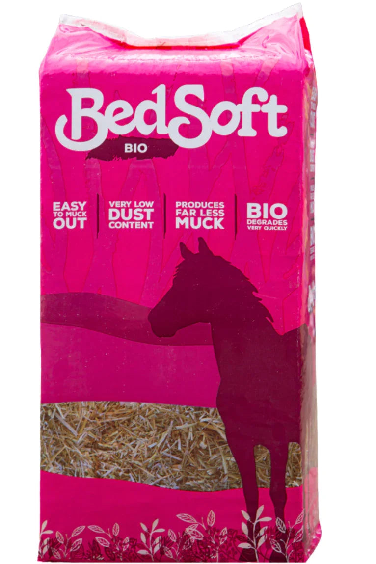 Bedsoft Bio – Highly Absorbent, Eco-Friendly Oil Seed Rape Straw Bedding 16kg Bale
