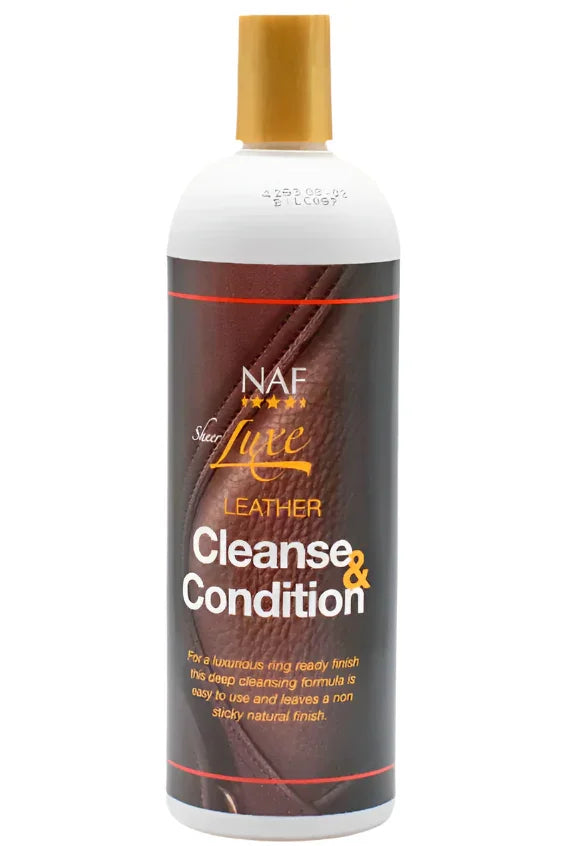 NAF Sheer Luxe Leather Cleanse & Condition 500ml