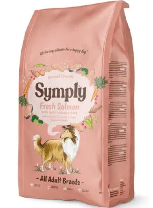 Symply Adult Dry Dog Food with Fresh Salmon & Sweet Potato 12kg
