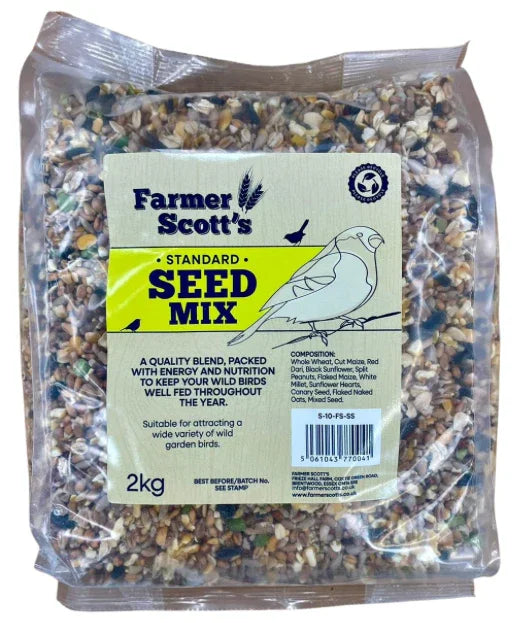 Farmer Scott's Wild Bird Standard Seed Mix 2KG Bag