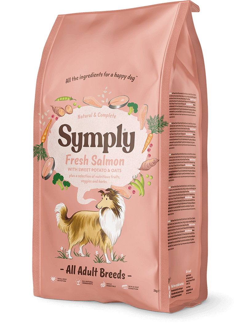 Symply Adult Dry Dog Food with Fresh Salmon & Sweet Potato 12kg