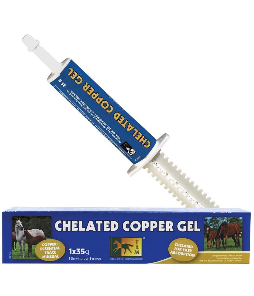 TRM Chelated Copper Gel – 35g Syringe, Copper Supplement for Horses