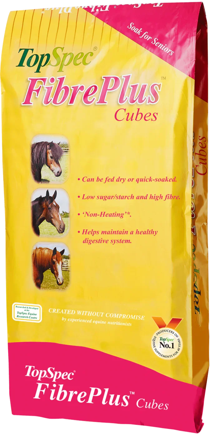 TopSpec FibrePlus Cubes - Complimentary Horse Feed 20Kg