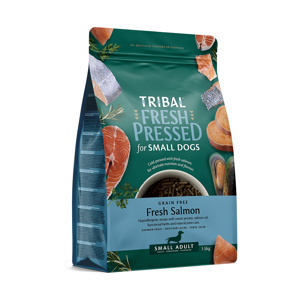 Tribal Fresh Pressed Adult Small Breed Salmon 1.5kg
