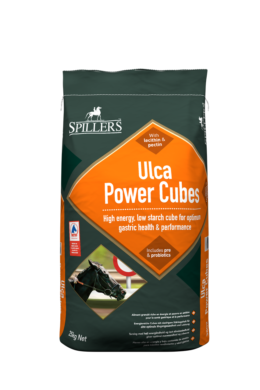 Spillers Ulca Power Cubes Horse Feed Energy Cubes Performance Nutrition Supplement 25kg