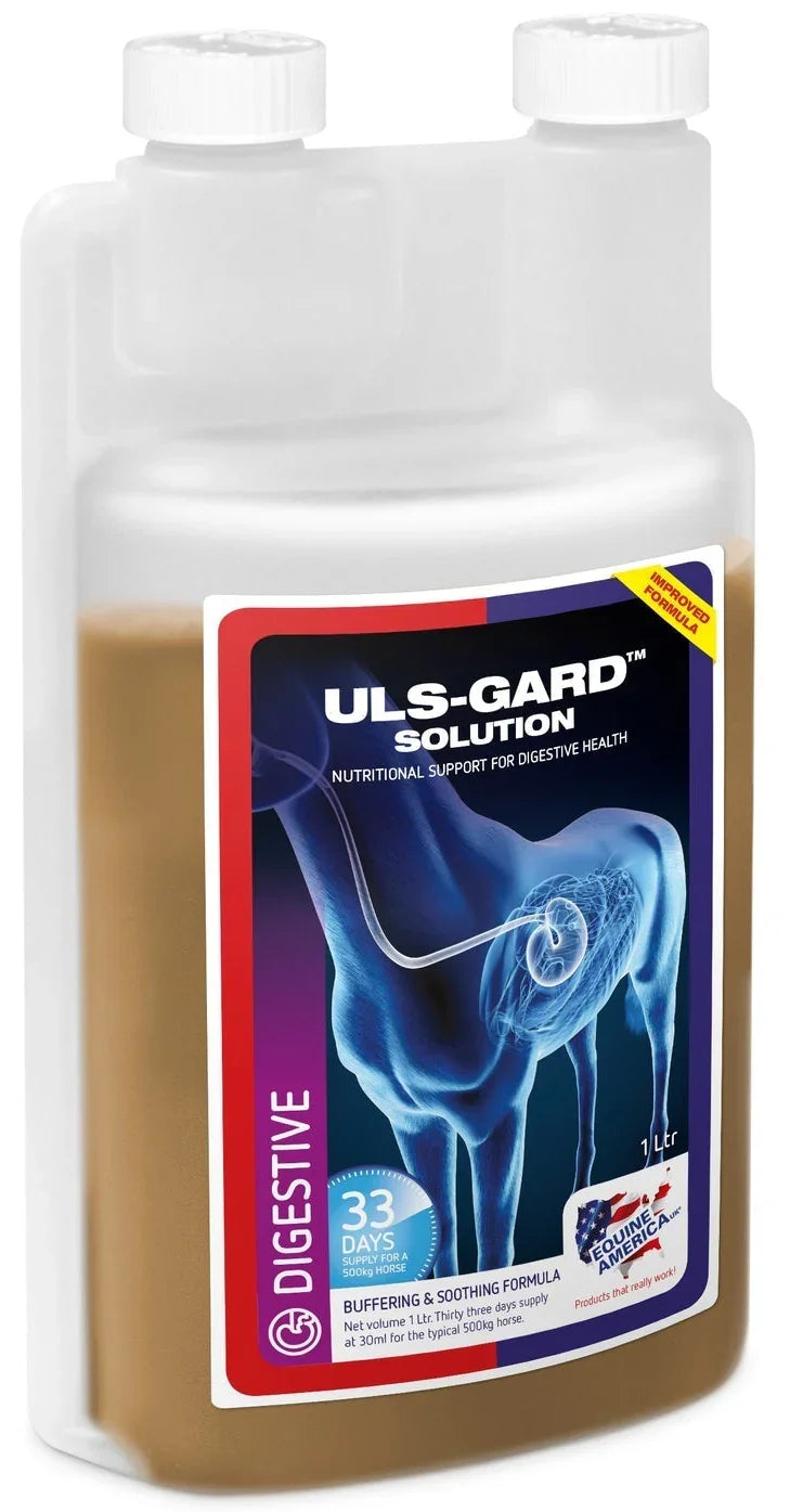 Equine America Uls-Gard Solution – 1 Litre  Premium Nutritional Support for Gastric & Digestive Health in Horses & Ponies