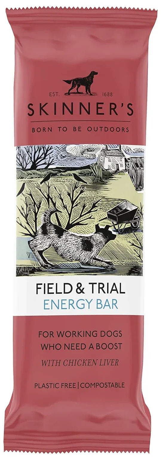 Skinner's Field & Trial Energy Bar for Dogs 35g x Pack of 12 – High-Energy Dog Treats