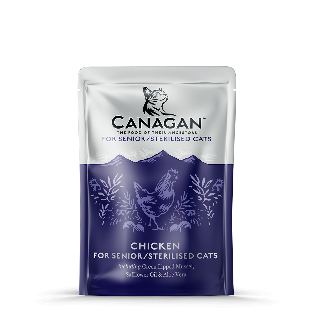 Canagan Free Run Chicken Wet Cat Food – 85g, Senior & Sterilised Cats