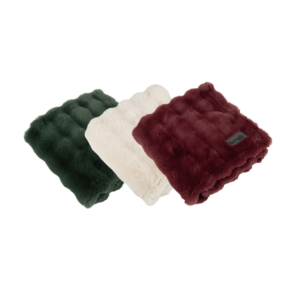 Scruffs Festive Fur Plush Dog Blanket – Soft Winter Throw for Dogs
