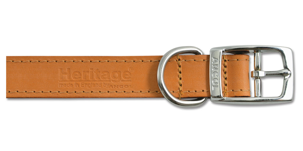 Ancol Classic Leather Collar Tan alternate view