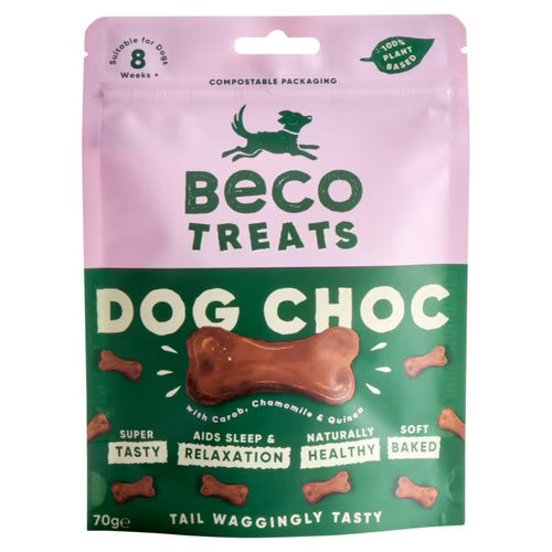 Beco Dog Choc Dog Treats 70g Chocolate Style Dog Treats