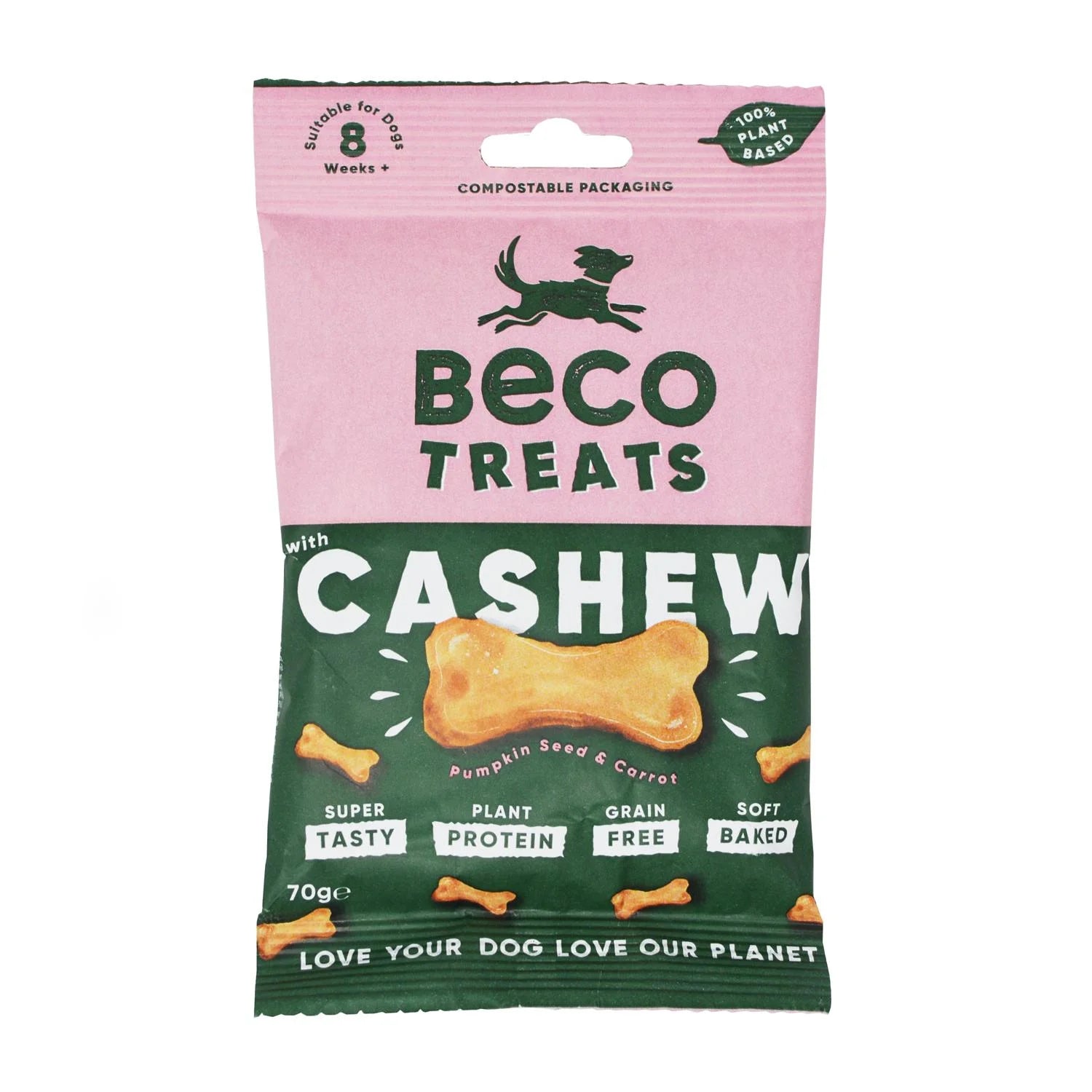 BECO CASHEW DOG TREATS 70G