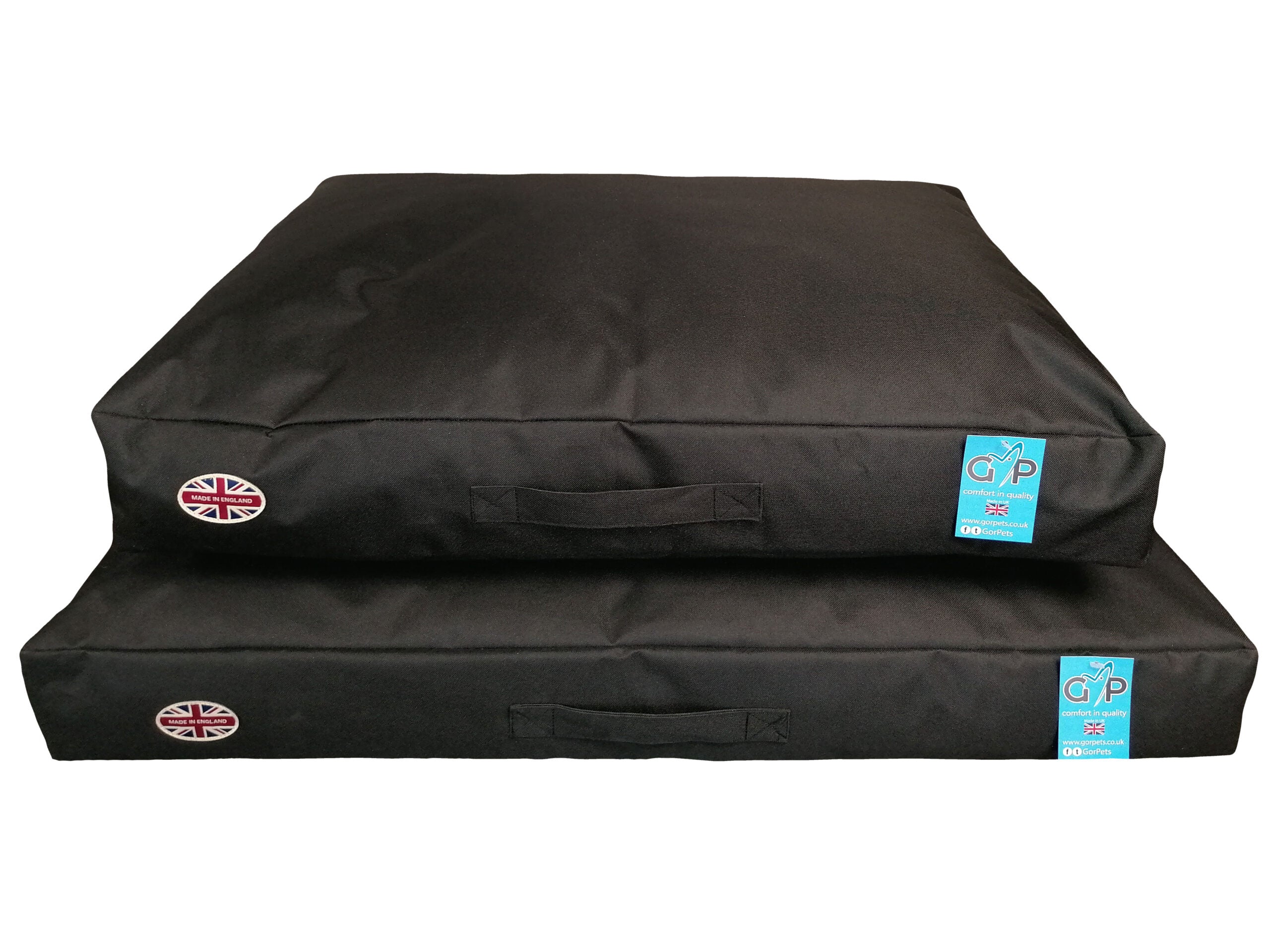 Gor Pets Outdoor Waterproof Machine Washable Dog Sleeper Bed Medium (56X81X13CM) BLACK
