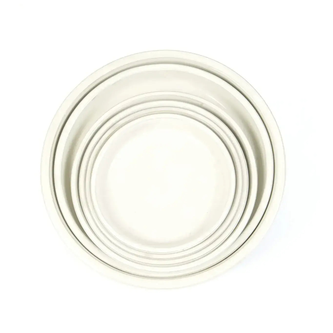 Woodlodge Blossom White Pot Saucer – Ø41cm - Animall