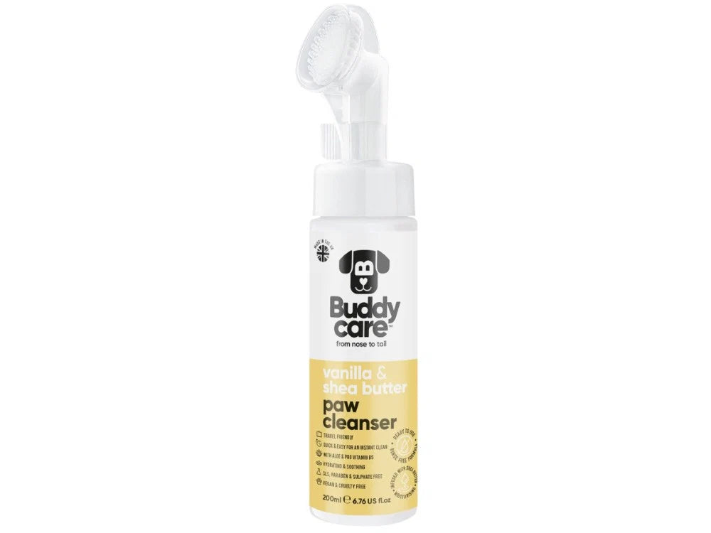 Buddycare Paw Cleanser – Vanilla & Shea Butter, 200ml