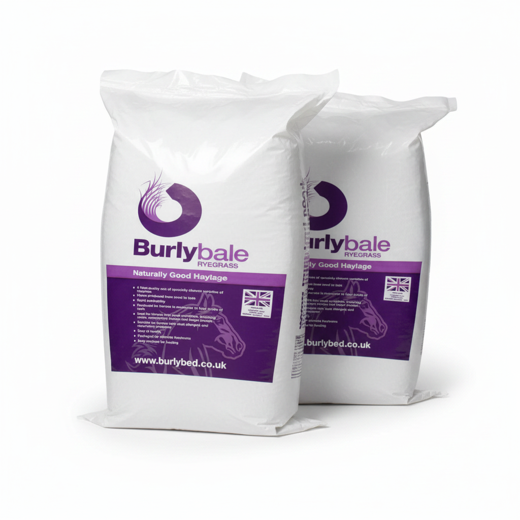 Burlybale Ryegrass Haylage – 20kg approx. (High-Energy Forage for Horses & Ponies)