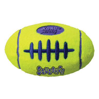 KONG AirDog Squeaker Football – Medium | Tennis Material Fetch Toy