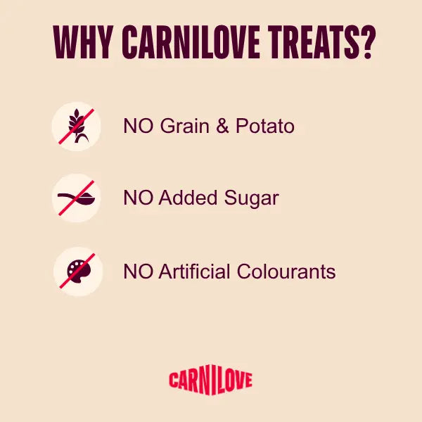 Carnilove Duck with Raspberries Cat Treat, 50g