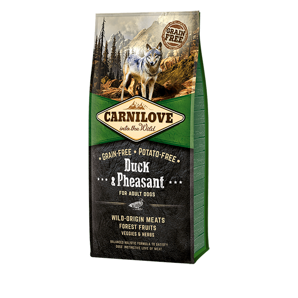 Carnilove Duck & Pheasant adult dry dog food, 1.5kg bag
