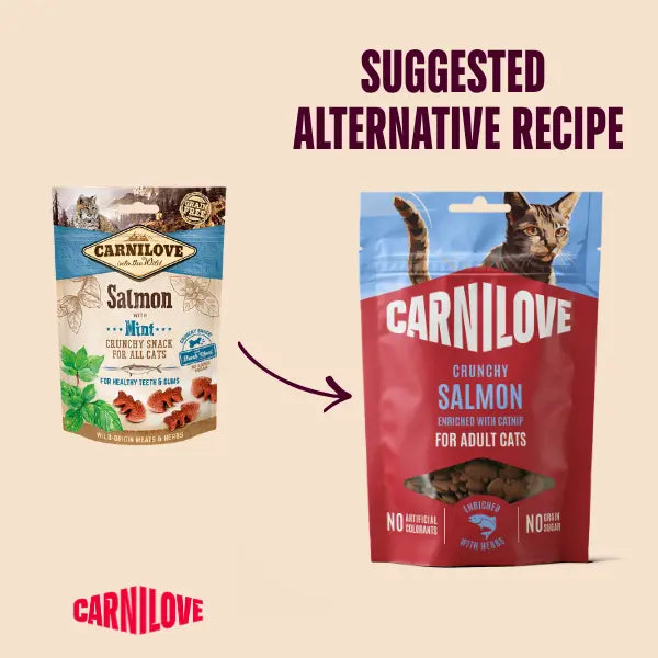 Carnilove Salmon with Catnip Crunchy Cat Treats 50g