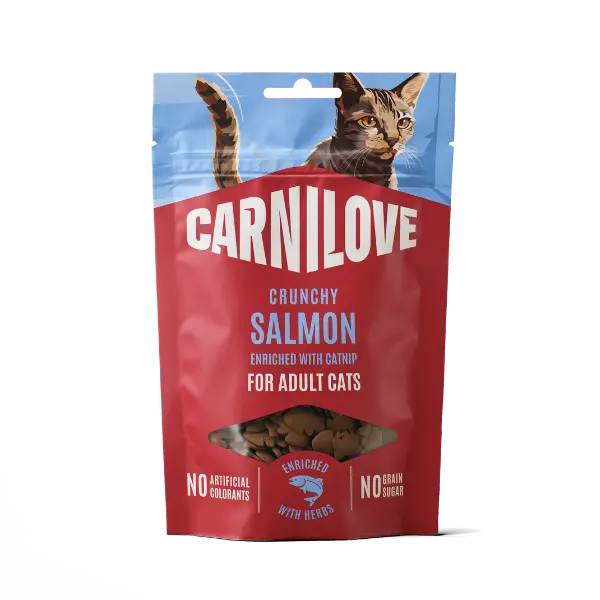 Carnilove Salmon with Catnip Crunchy Cat Treats 50g