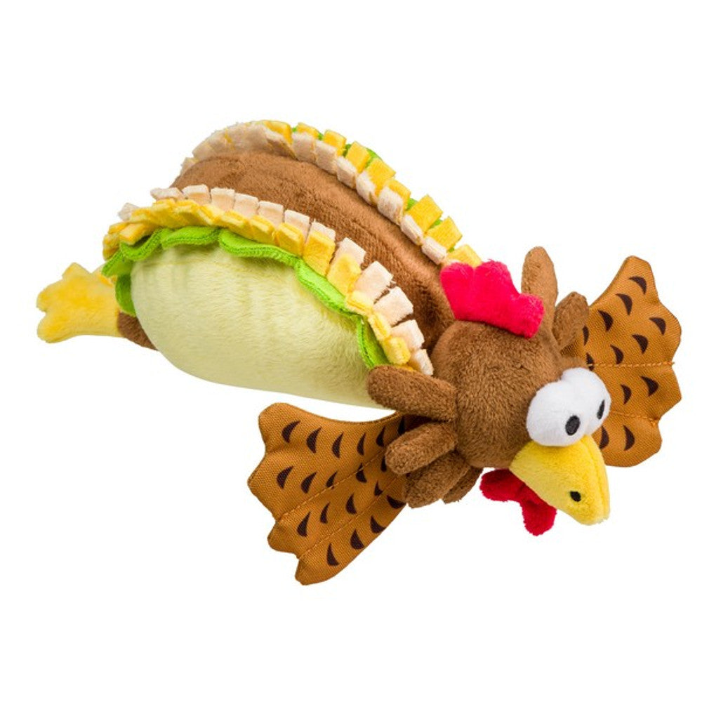 House of Paws Chicken Wrap Dog Toy – 30cm Plush Squeaky Toy