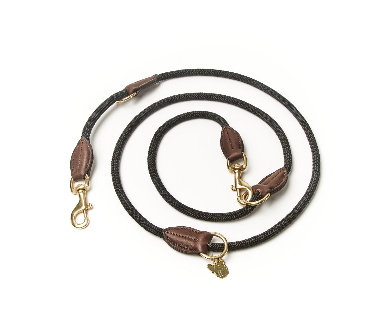 Digby & Fox Fine Rope Training Lead Black