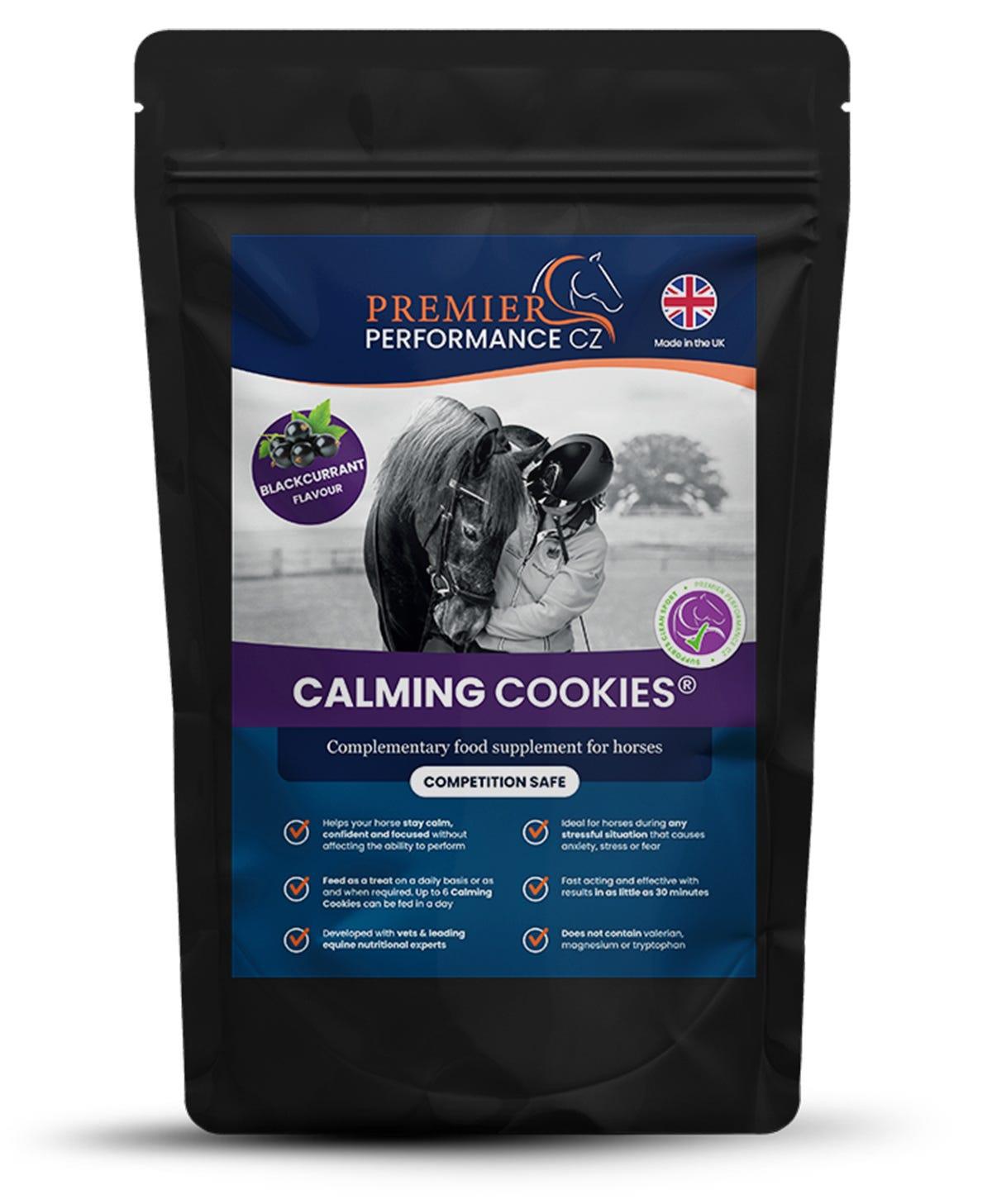 Premier Performance Calming Cookies – Blackcurrant, Pack of 10, Horse Calmer