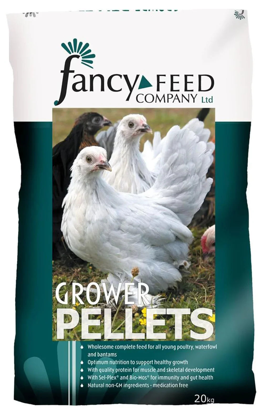 Fancy Feeds Growers Pellets – Complete Young Poultry Feed, 20kg