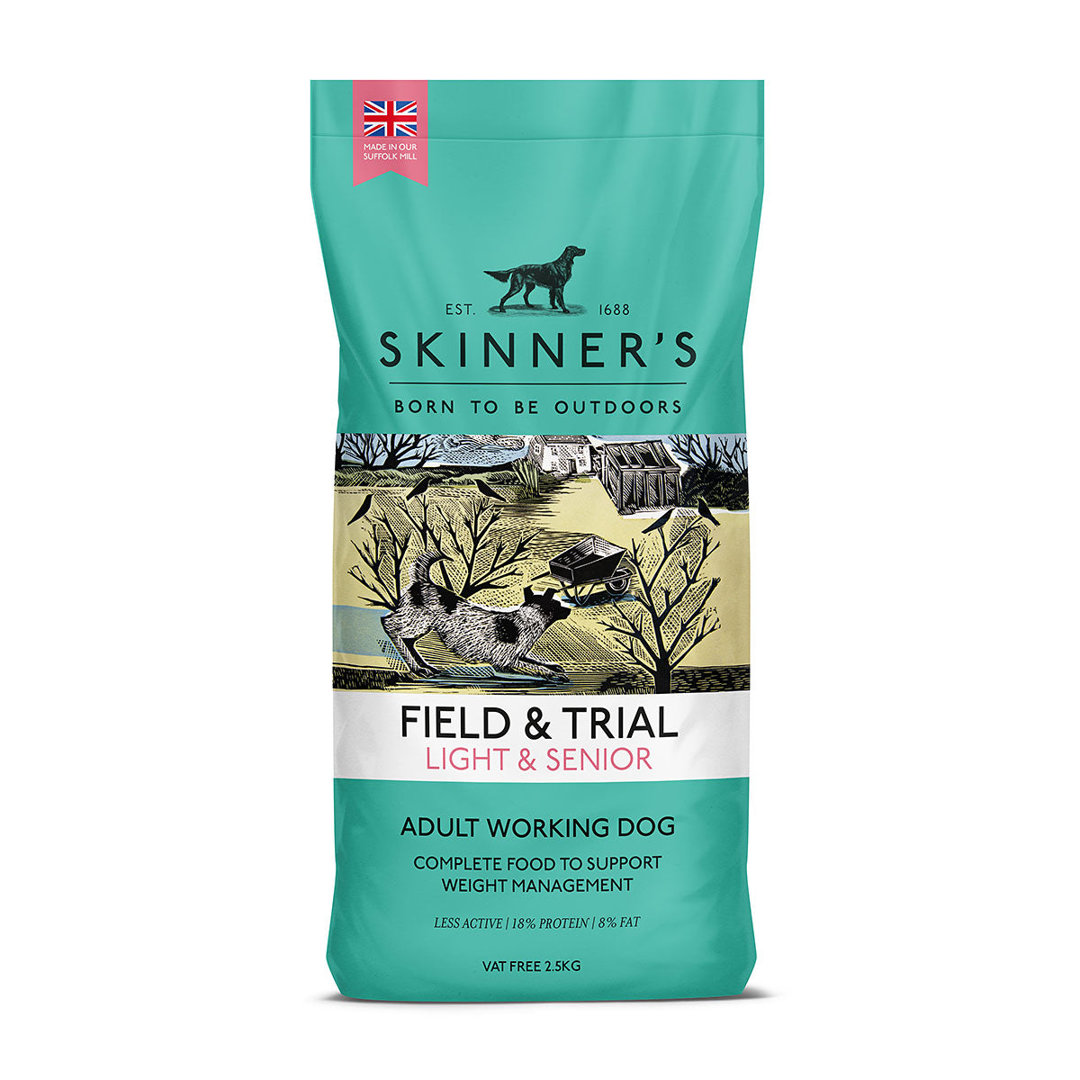 Skinner's Field & Trial Light & Senior – 2.5kg Dry Dog Food