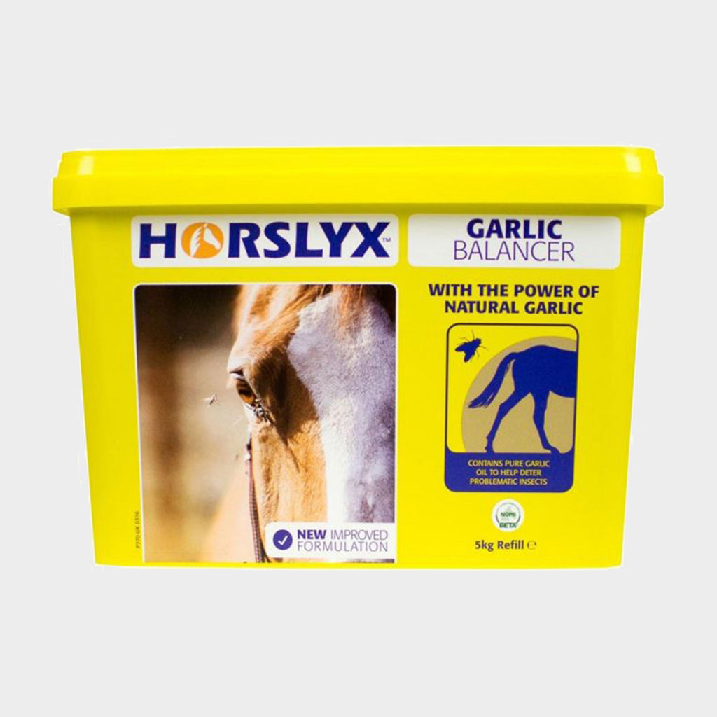 Horslyx Garlic Balancer – 4 x 5kg Tubs (20kg Total) | Fly Repellent Horse & Pony Lick