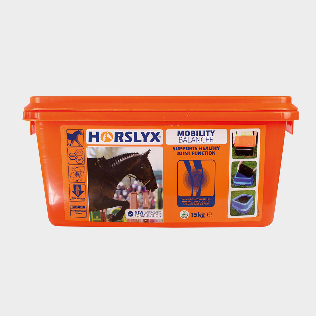 Horslyx Mobility Balancer – 4 x 5kg Tubs (20kg Total) | Joint Support Horse Lick