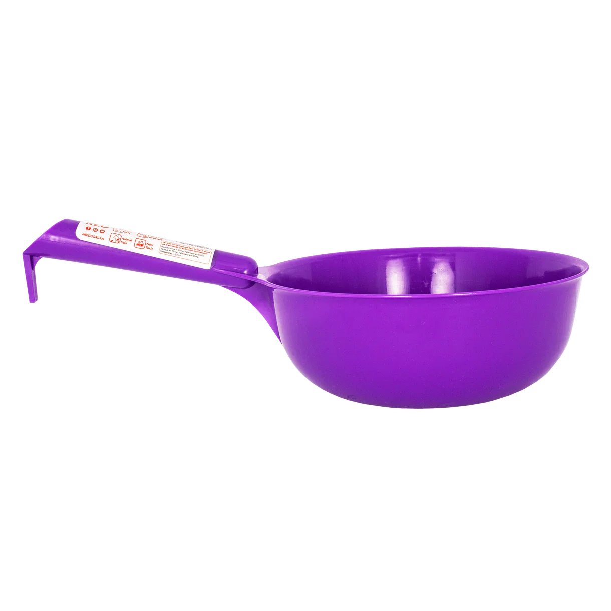 Gorilla Round Feed Scoop - Purple