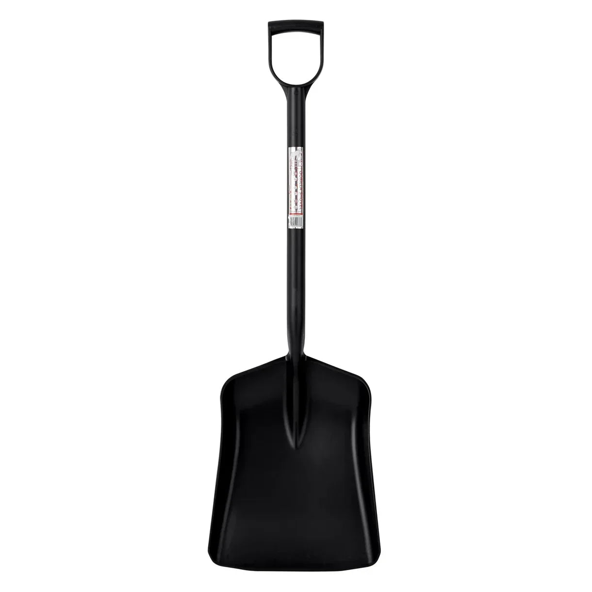 Gorilla One Piece Shovel – Heavy-Duty Polypropylene Shovel with Ergonomic D-Handle BLACK