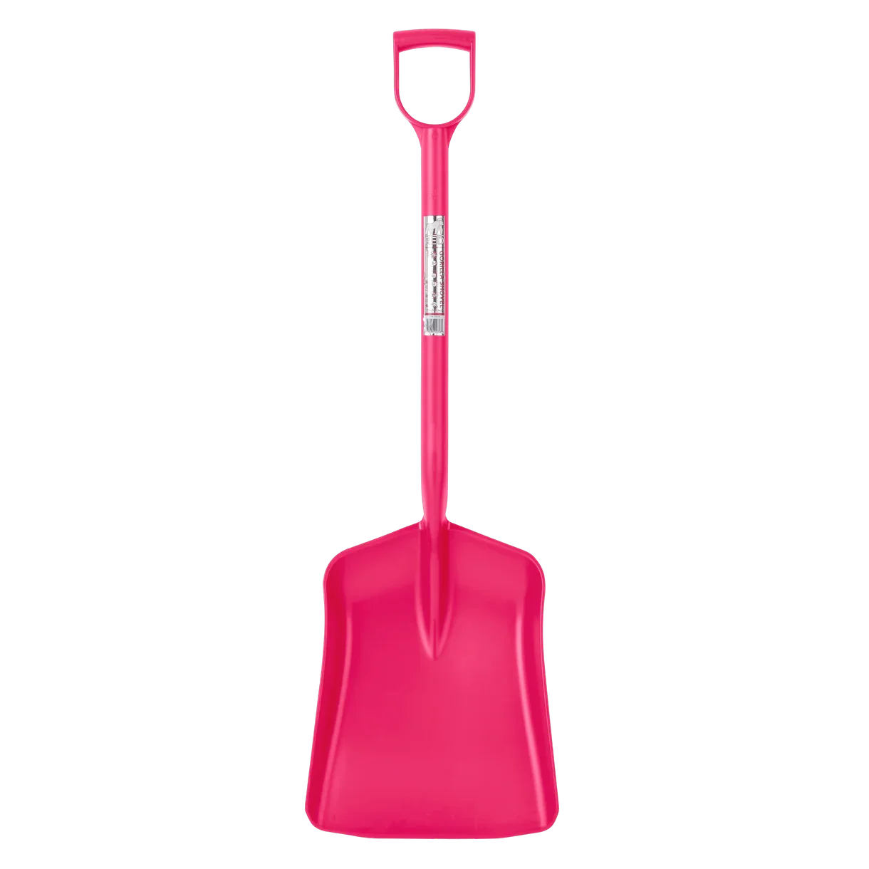 Gorilla One Piece Shovel – Heavy-Duty Polypropylene Shovel with Ergonomic D-Handle PINK - Animall