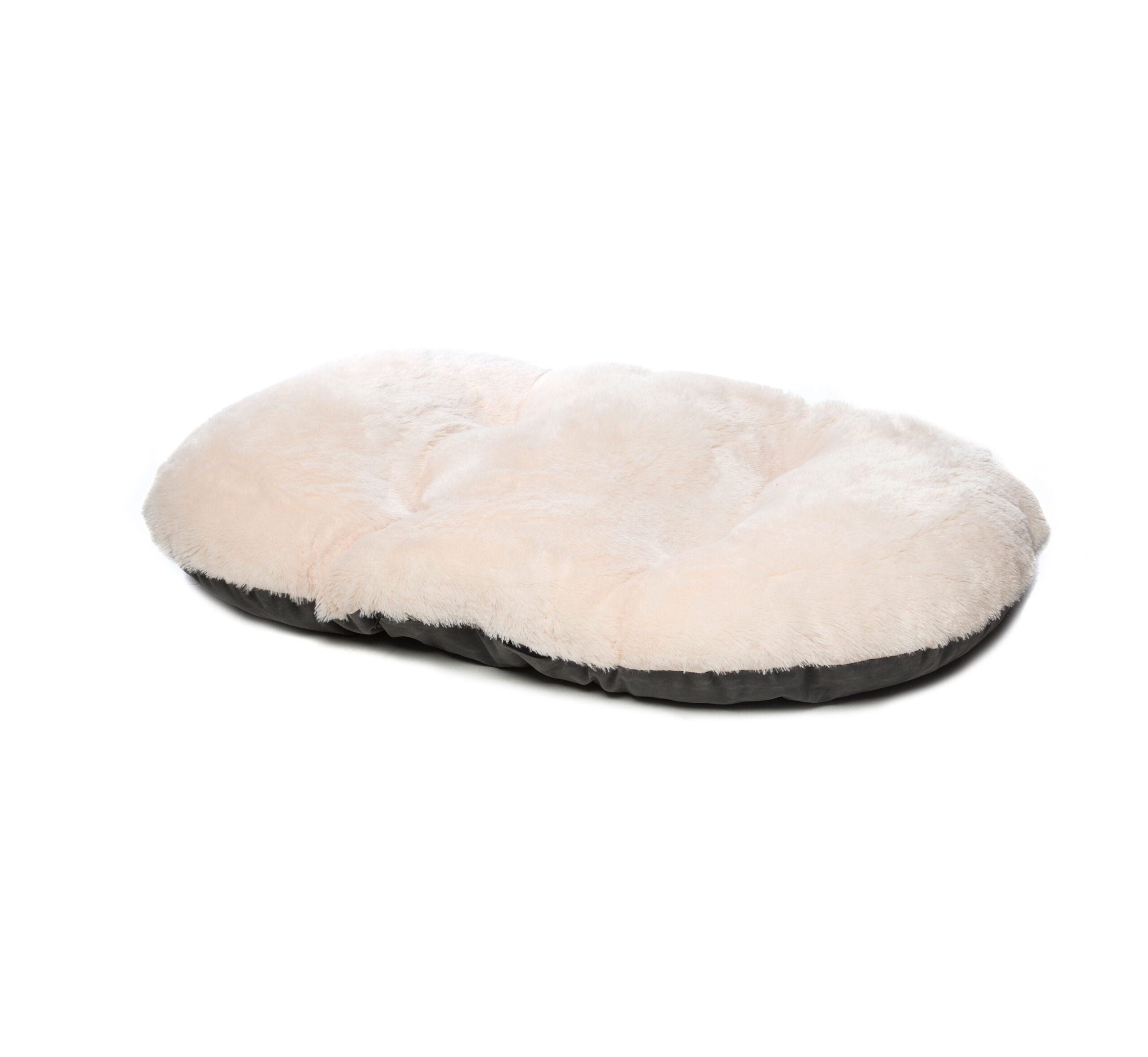 Gor Pets Nordic Oval Soft Fleece Machine Washable Dog Cushion 68CM (27") GREY - Animall
