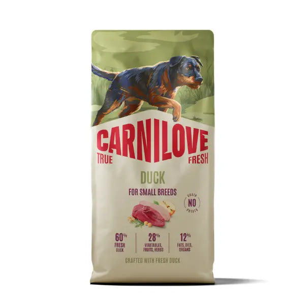 Carnilove True Fresh Duck Grain-Free Dry Dog Food for Small Breeds 1.5kg