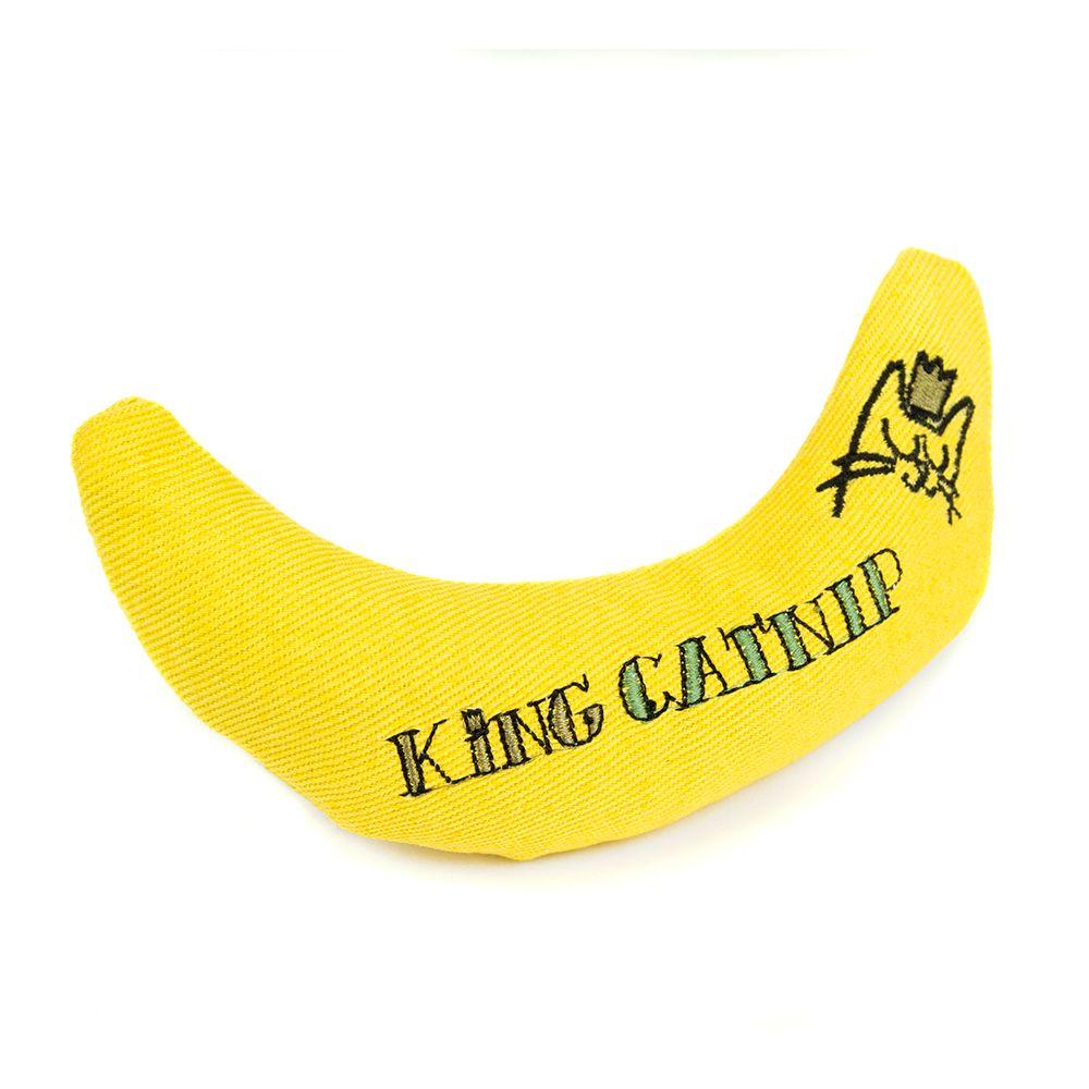 King Catnip Toy Banana – Catnip-Filled Cat Kicker Toy