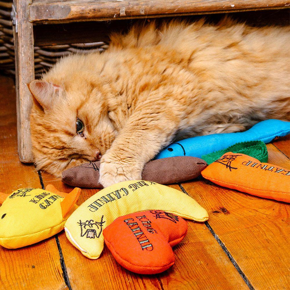 King Catnip Toy Banana – Catnip-Filled Cat Kicker Toy