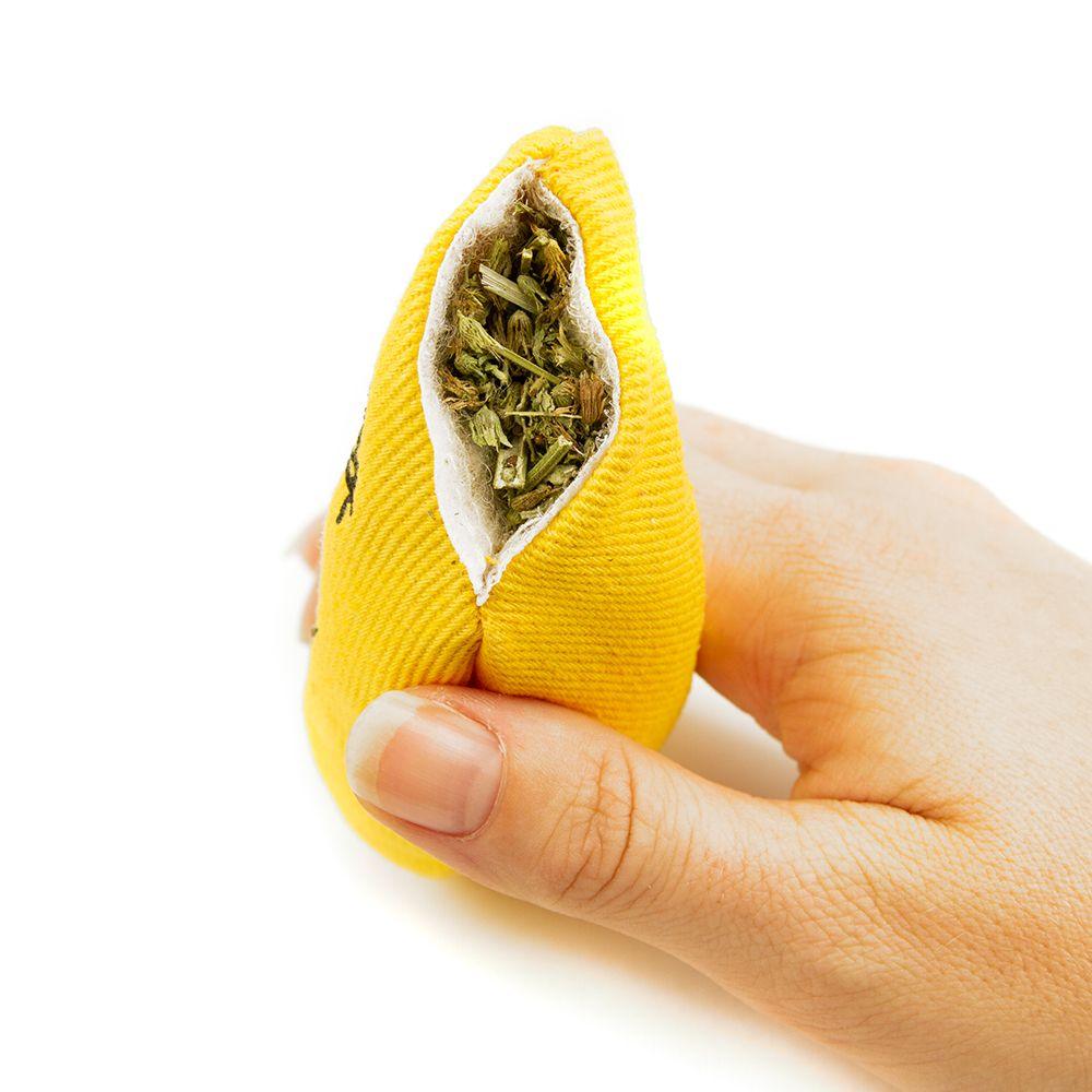 King Catnip Toy Banana – Catnip-Filled Cat Kicker Toy
