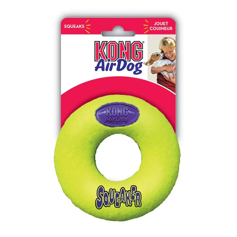 KONG AirDog Squeaker Donut – Medium