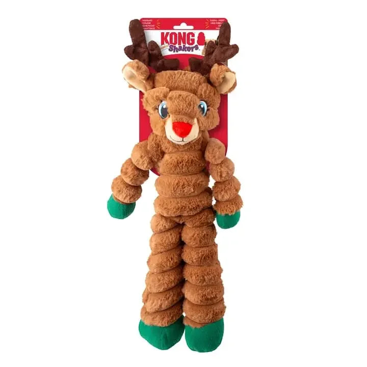 KONG Holiday Shakers Crumples Reindeer – Dog Toy (Extra Large)