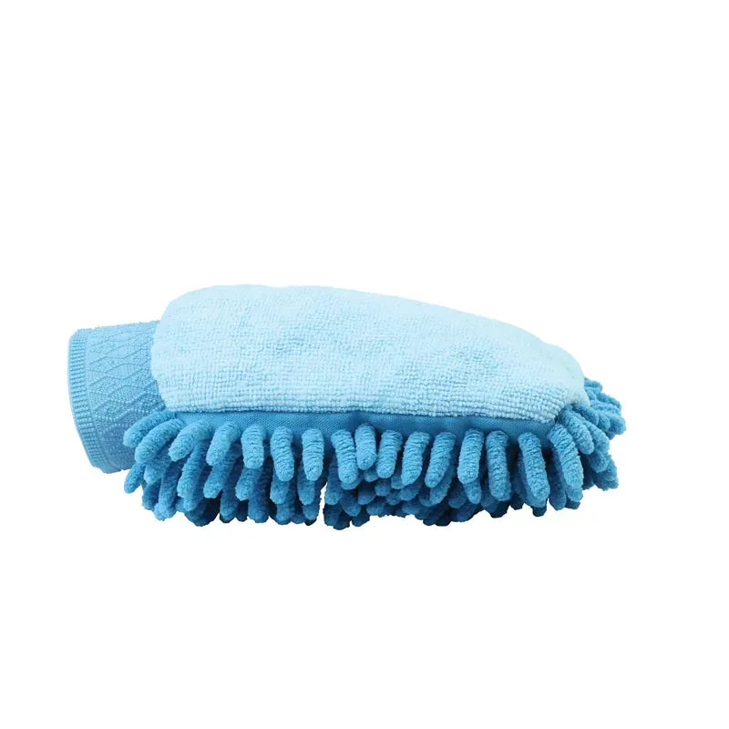 Lincoln Microfibre Grooming Mitt – Blue, Coat Finishing Mitt