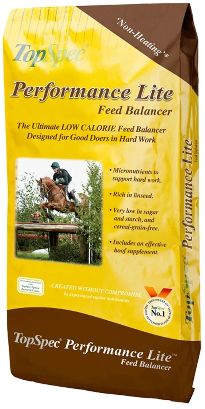 TopSpec Performance Lite Feed Balancer 15kg – Low-Calorie Horse Feed for Hard Work