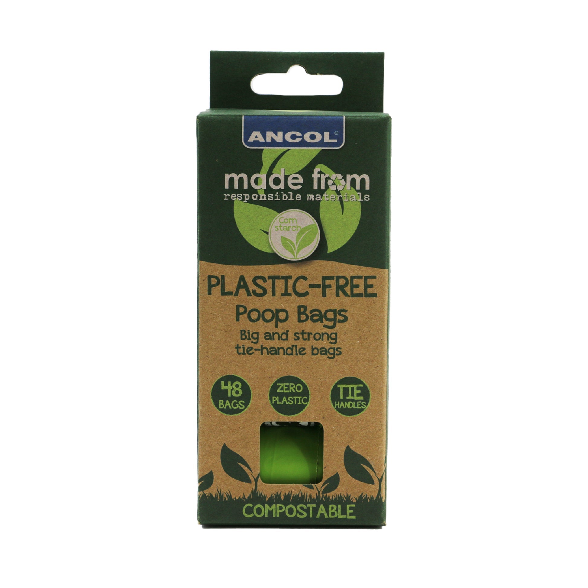 Ancol Made From Plastic-Free Poo Bags 48 Bags