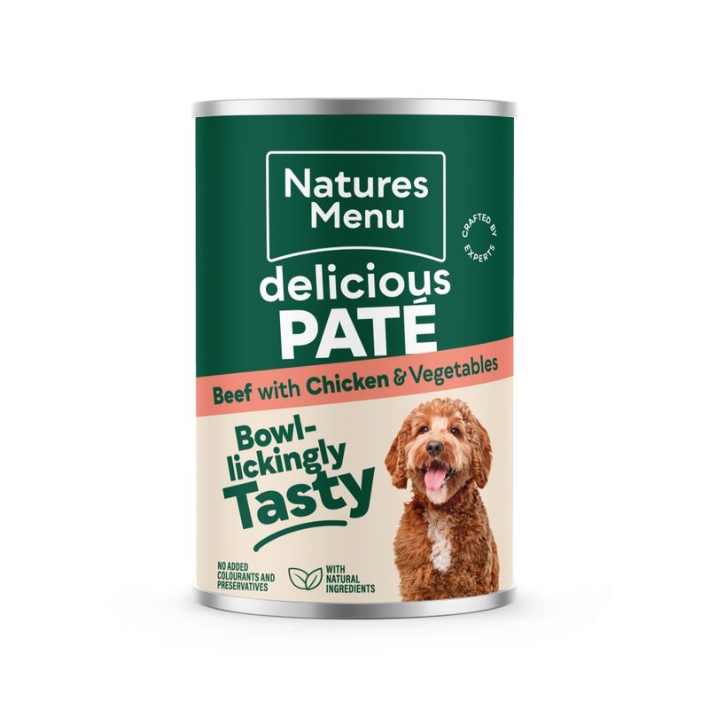 Natures Menu Dog Tin Beef & Chicken 400g