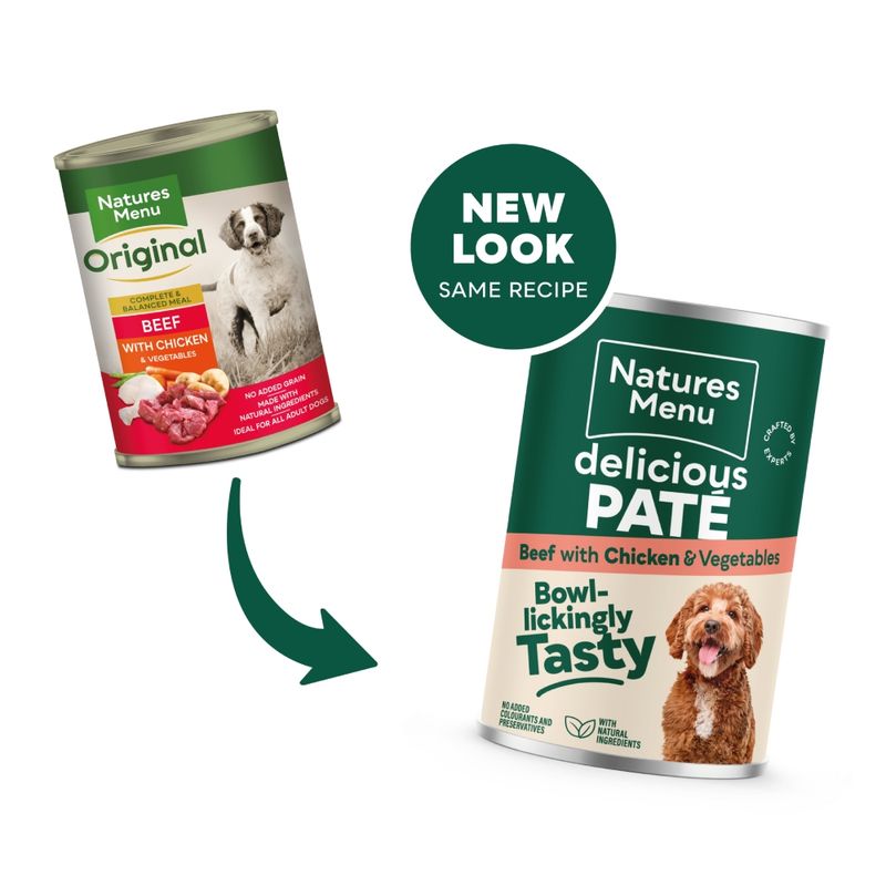 Natures Menu Dog Tin Beef & Chicken 400g