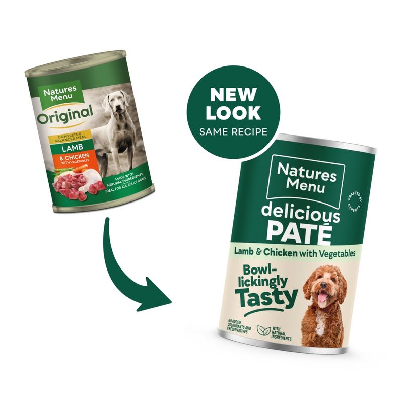 Natures Menu Dog Tin Chicken & Lamb 400g