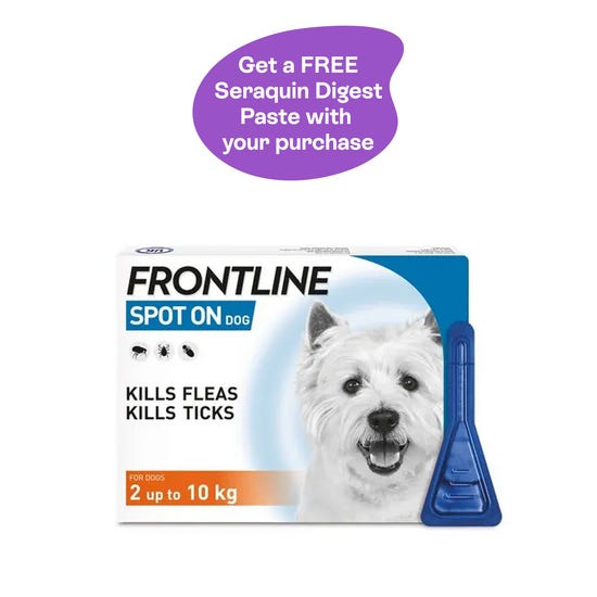 Frontline Spot On Dog - Small Dog (2-10kg) - 3 Pipette