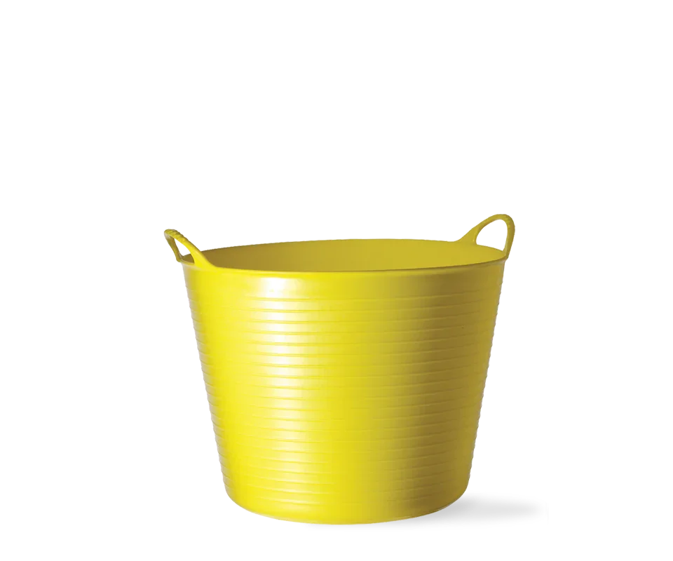Red Gorilla Gorilla Micro Tub 0.37L in yellow, small flexible plastic tub